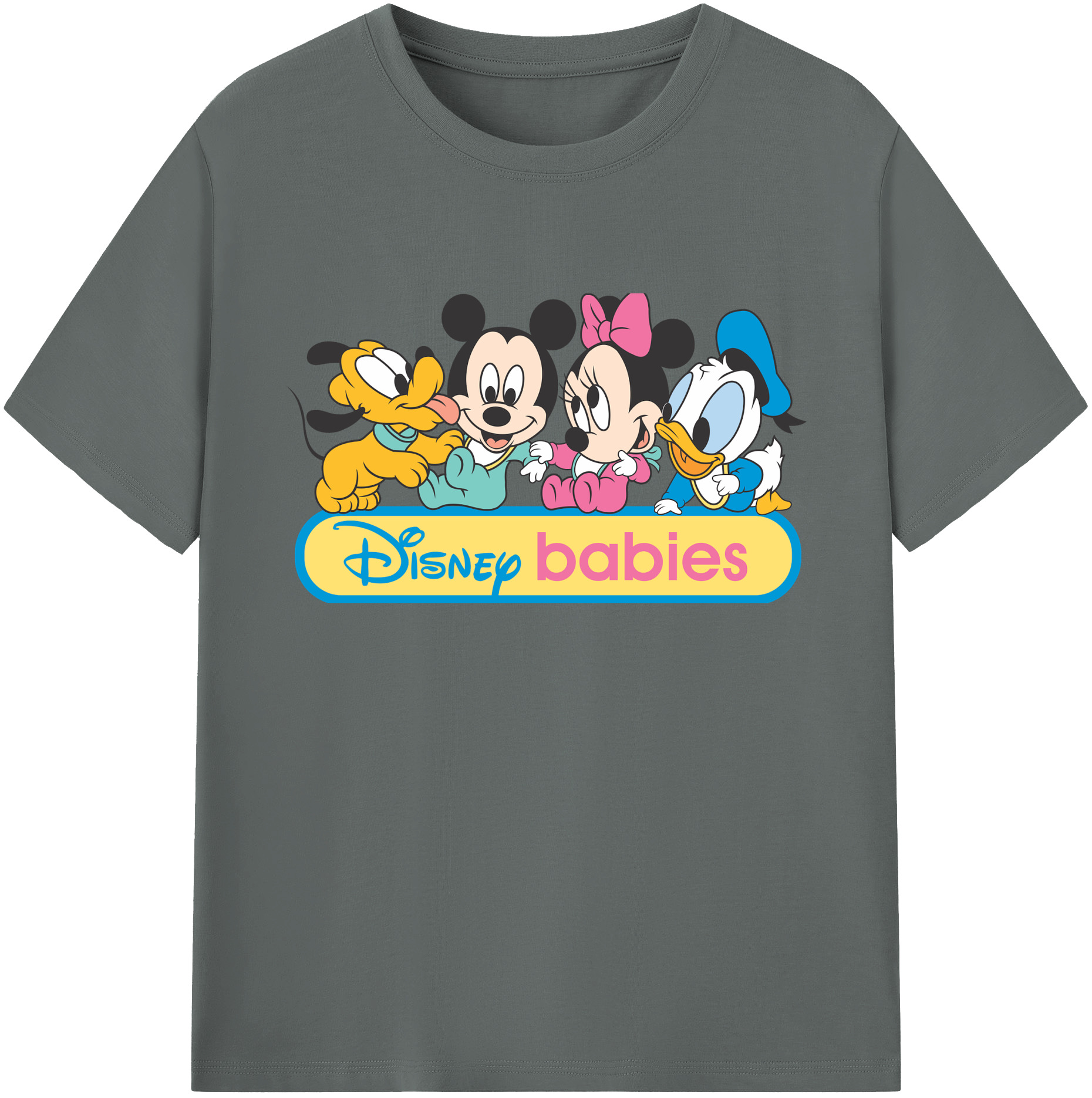 ミッキーマウス Mickey Mouse 綿100％ メンズ半袖Tシャツ｜肌触りやわらか＆通気性